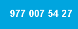 977 007 54 27 977 007 54 27